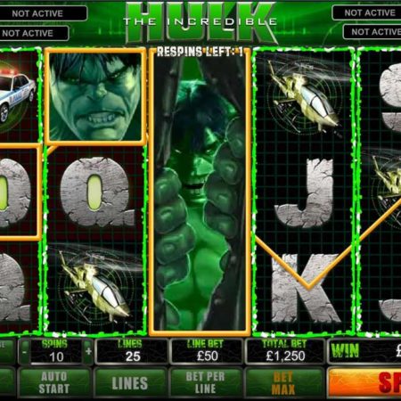 The Incredible Hulk slot game