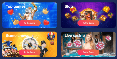 Celsius casino sections