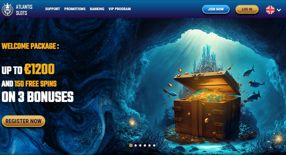 Atlantisslots main homepage