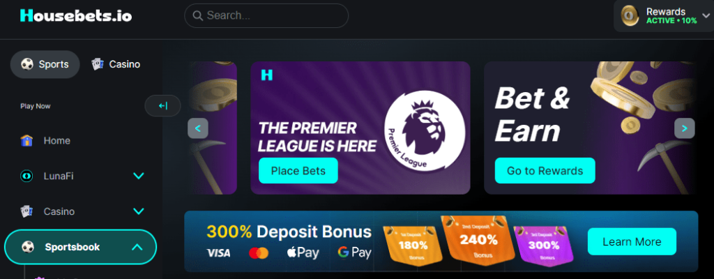 Housebets online crypto casino
