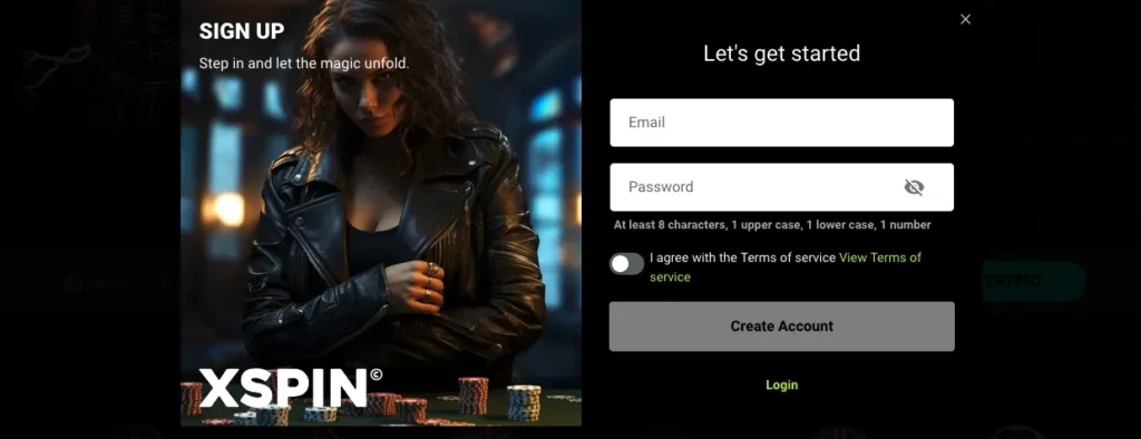 Xspin registration