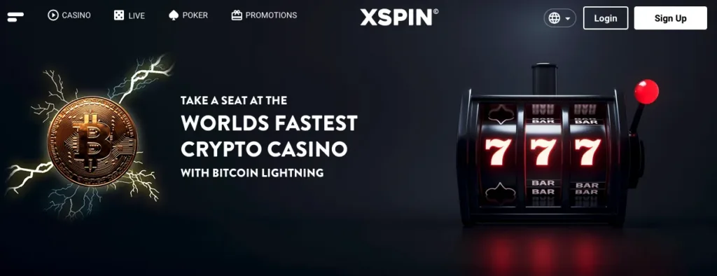 Xspin.io Crypto casino